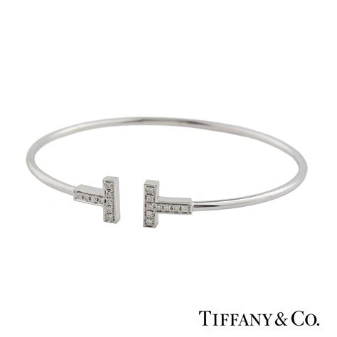 tiffany t bracelet with diamonds